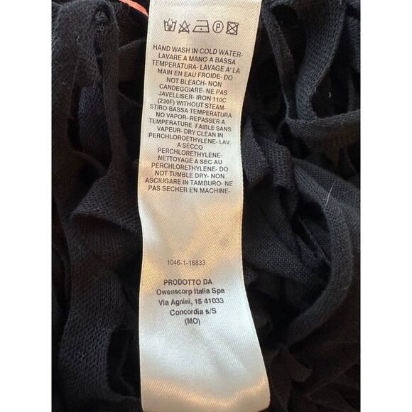 Rick Owens 'Phlegethon' Fishnet Shift Dress Black Medium Grunge NEW - Picture 12 of 12